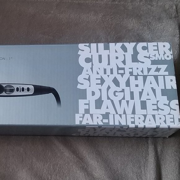 solia profresional digital ceramic curling iron 1" -Pre-owned - Picture 3 of 11